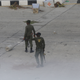 Police officers patrol at the Lekki toll gate in Lagos, Nigeria, Wednesday, Oct. 21, 2020.